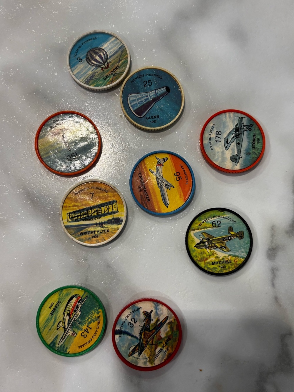 Free with any order . Vintage Aviation Token Set - Multicolor Home Accent jell-o